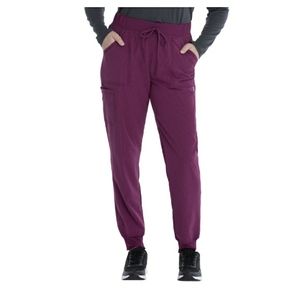 3XL Scrubstar Supreme Yoga Drawstring Pants heather wine